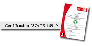 Certificación ISO/TS 16949